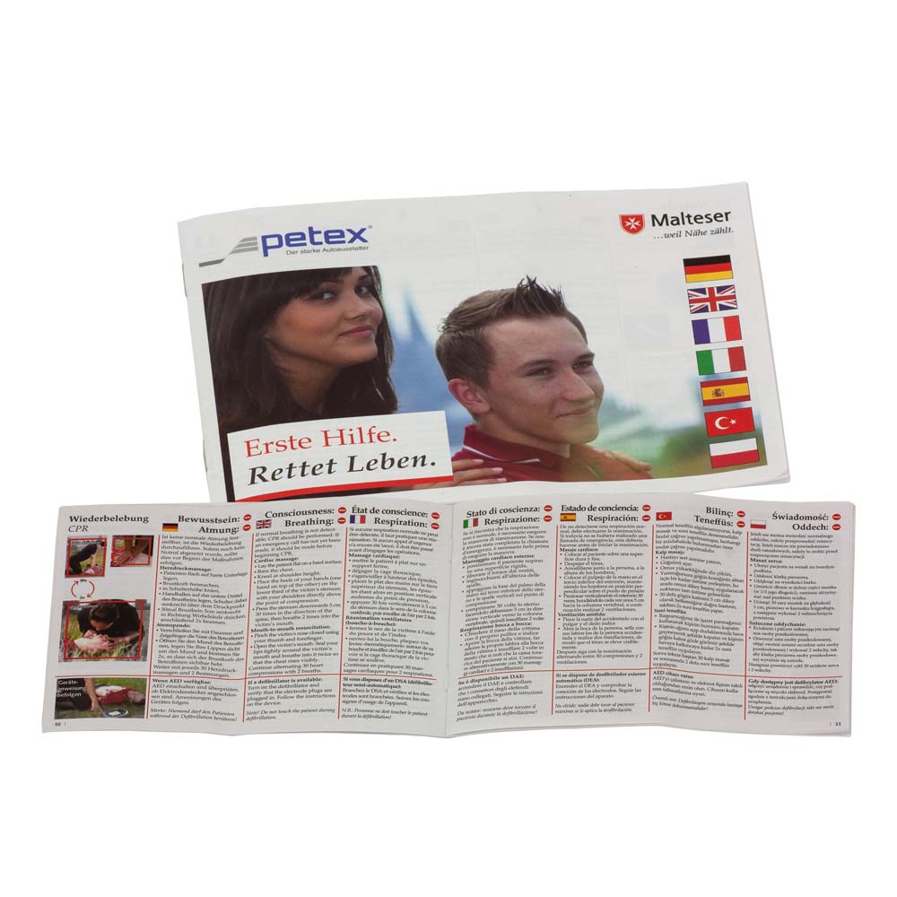 PETEX Sicherheitszubehoer Motorrad-Verbandtasche schwarz