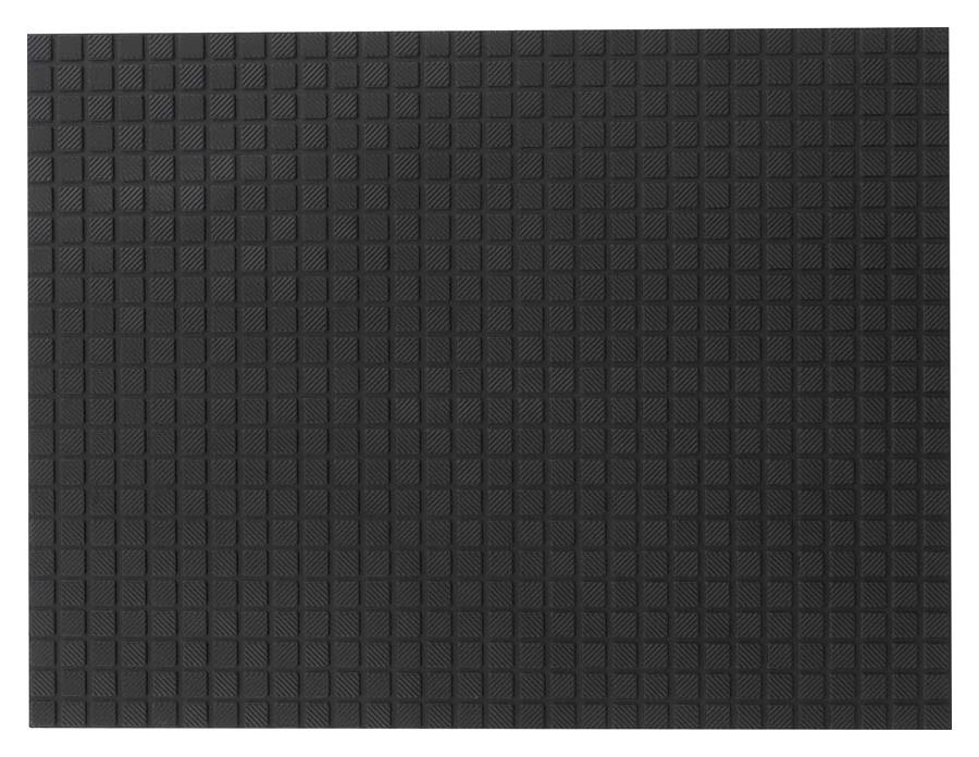 PETEX Gummimatte Schalen-Rechteckmatte RM schwarz 415x605mm