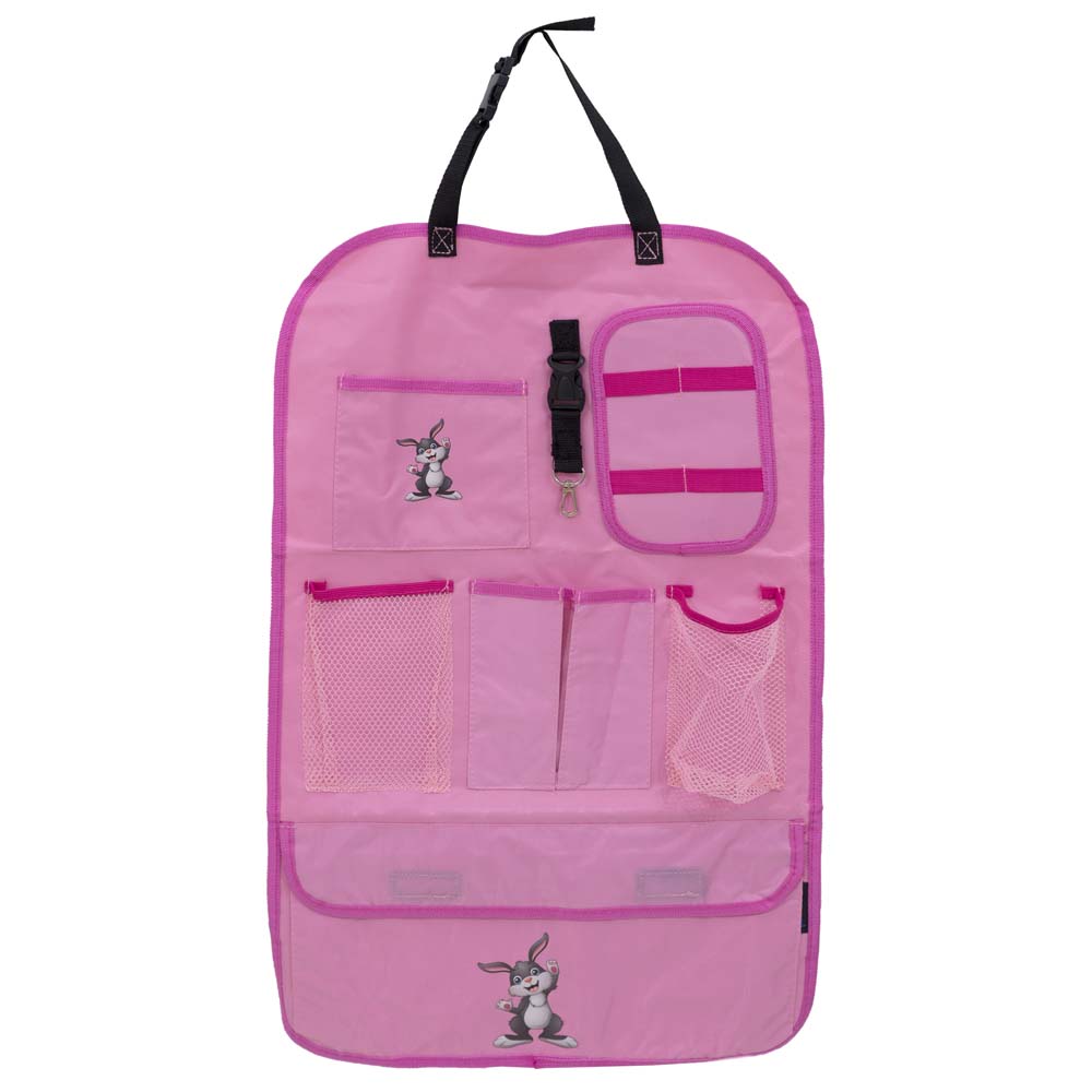 PETEX Ruecksitzorganiser ca 41 x 64 cm mit Logo pink