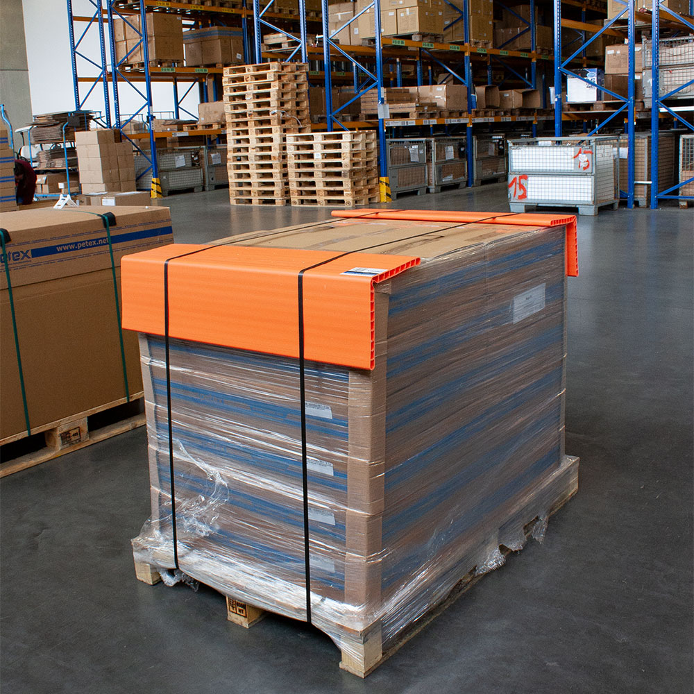 PETEX Kantenschutz Schenkellaenge 190x190 mm Breite 1200 mm orange