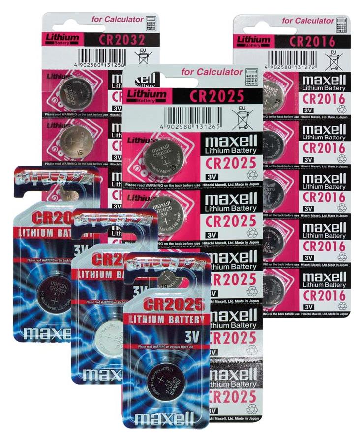 PETEX Zubehoer Batterien Maxell Lithium