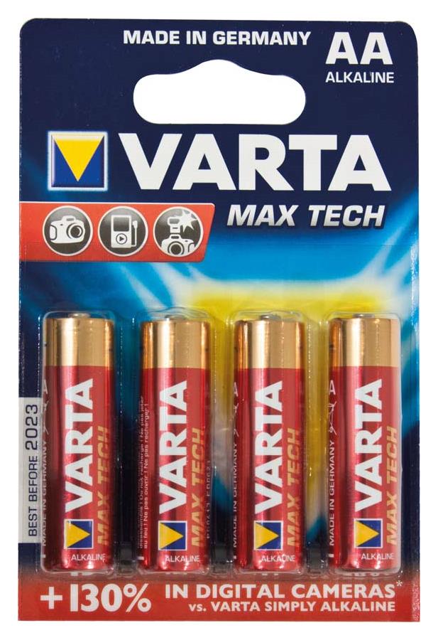 PETEX Zubehoer Batterien Varta Max Tech AA