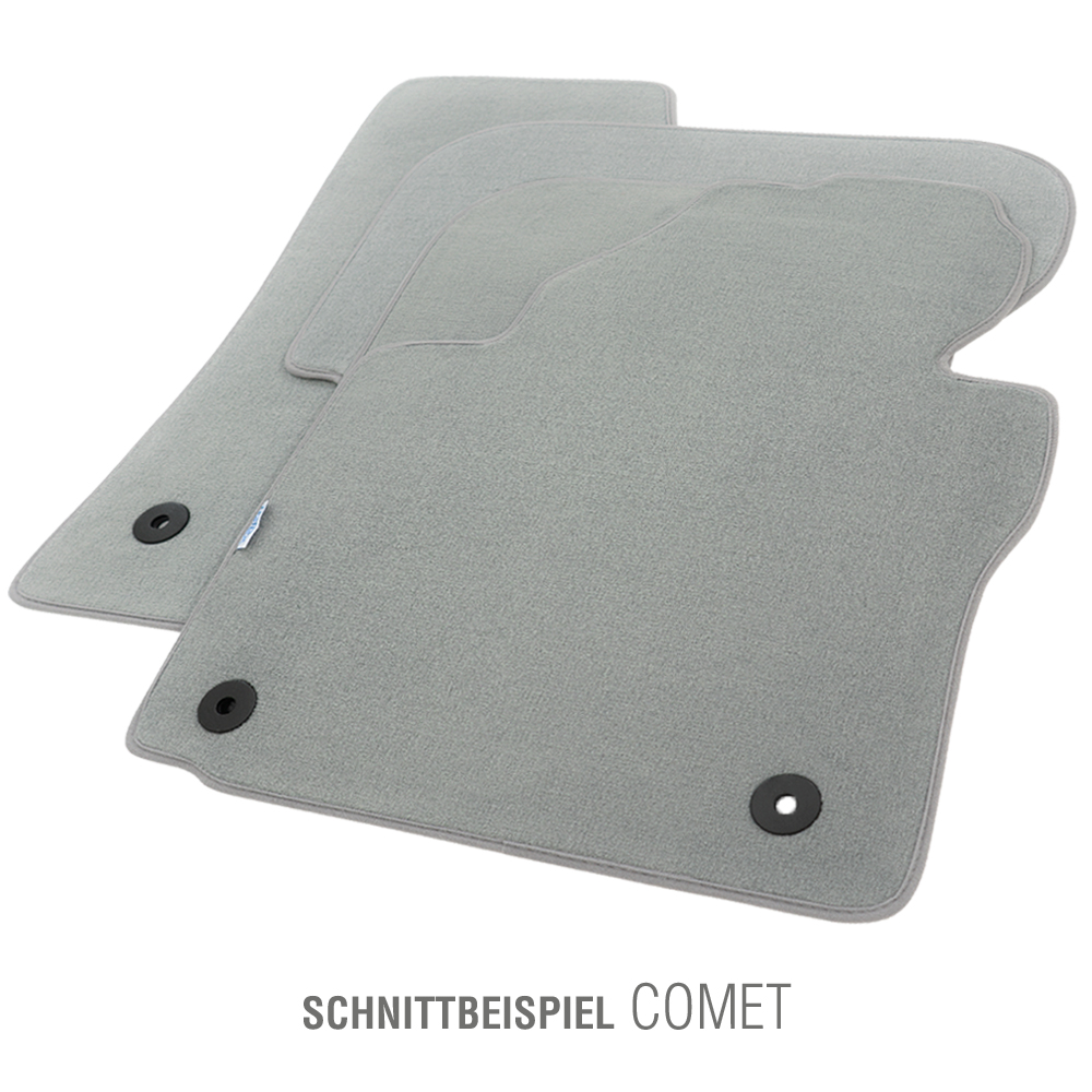 PETEX Passform-Autoteppich Qualtät Comet grau