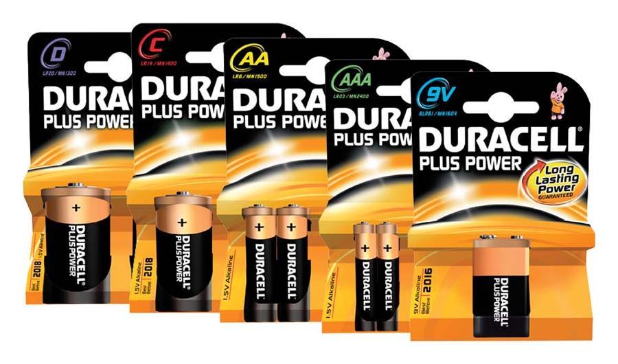 PETEX Zubehoer Batterien Duracell Plus Power