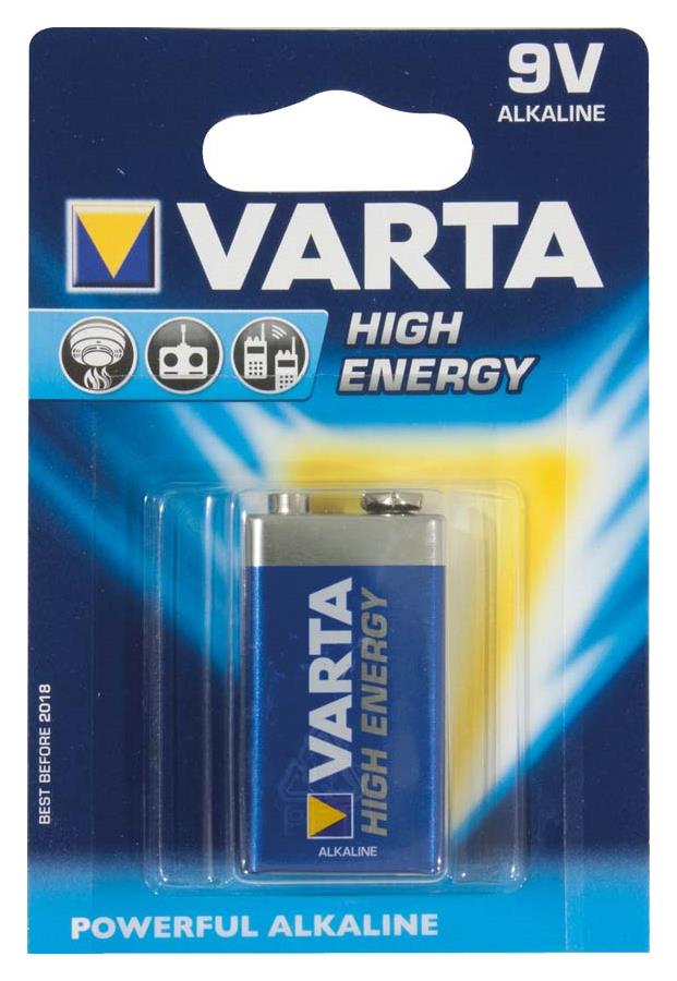 PETEX Zubehoer Batterien Varta High Energy 9v
