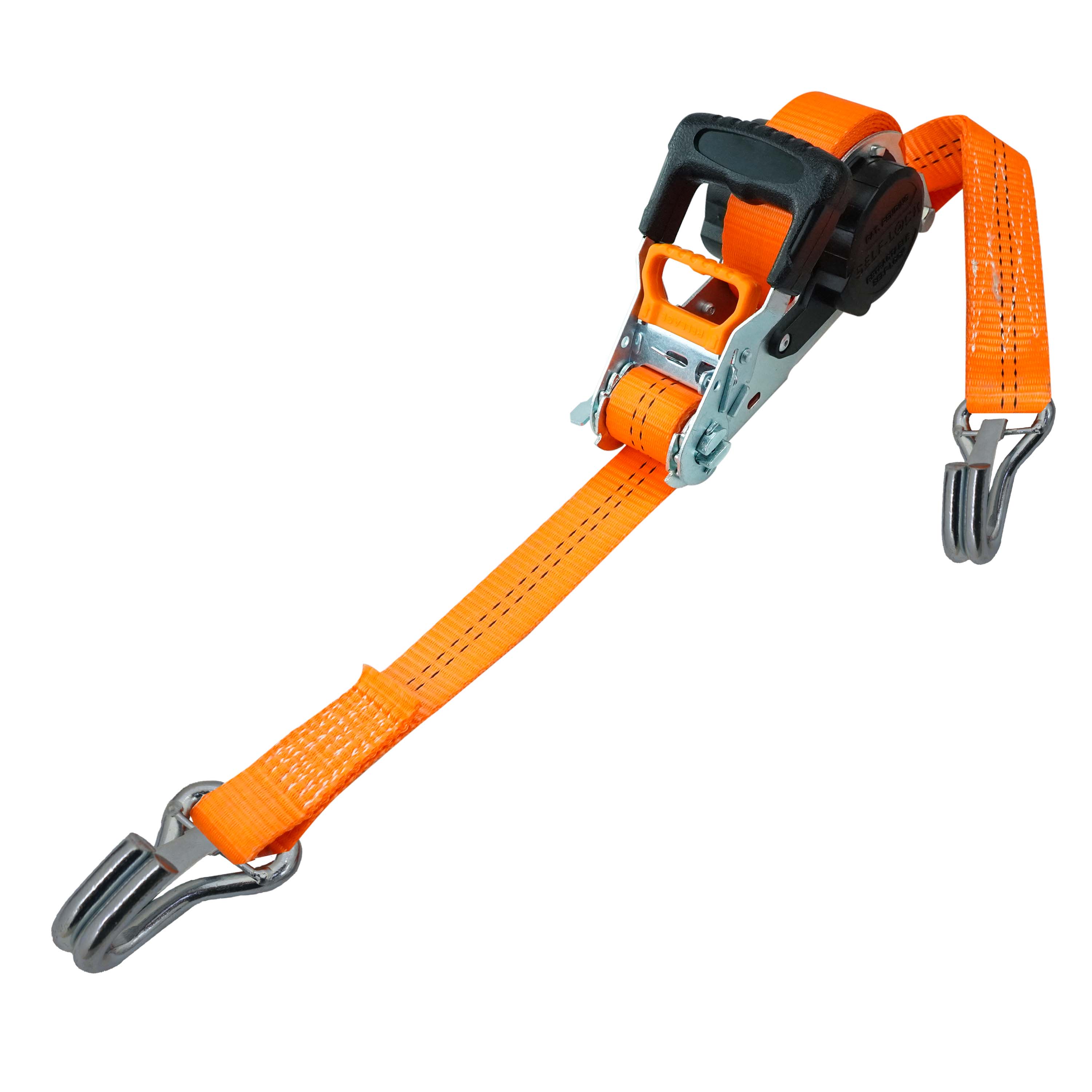 PETEX Automatik-Ratschenspanngurt mit Sicherheits-Doppelspitzhaken