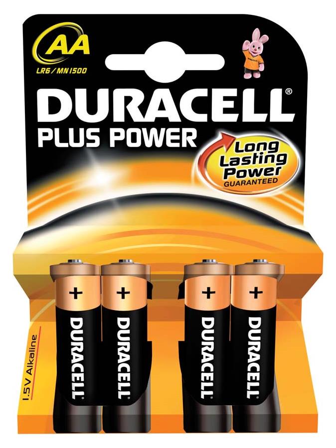 PETEX Zubehoer Batterien Duracell Plus Power AA