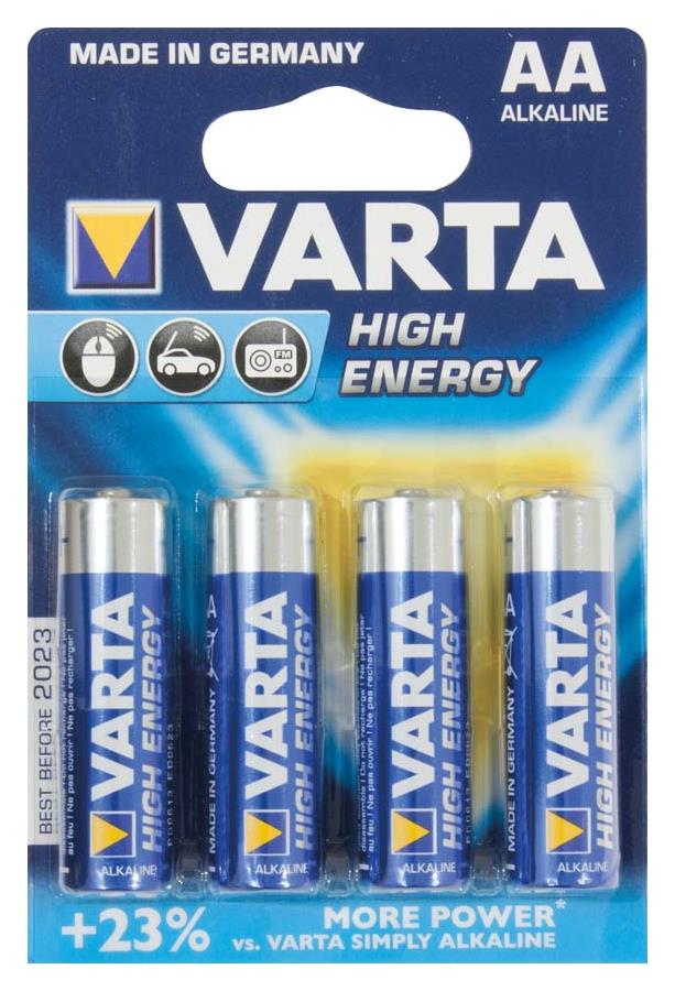 PETEX Zubehoer Batterien Varta High Energy AA