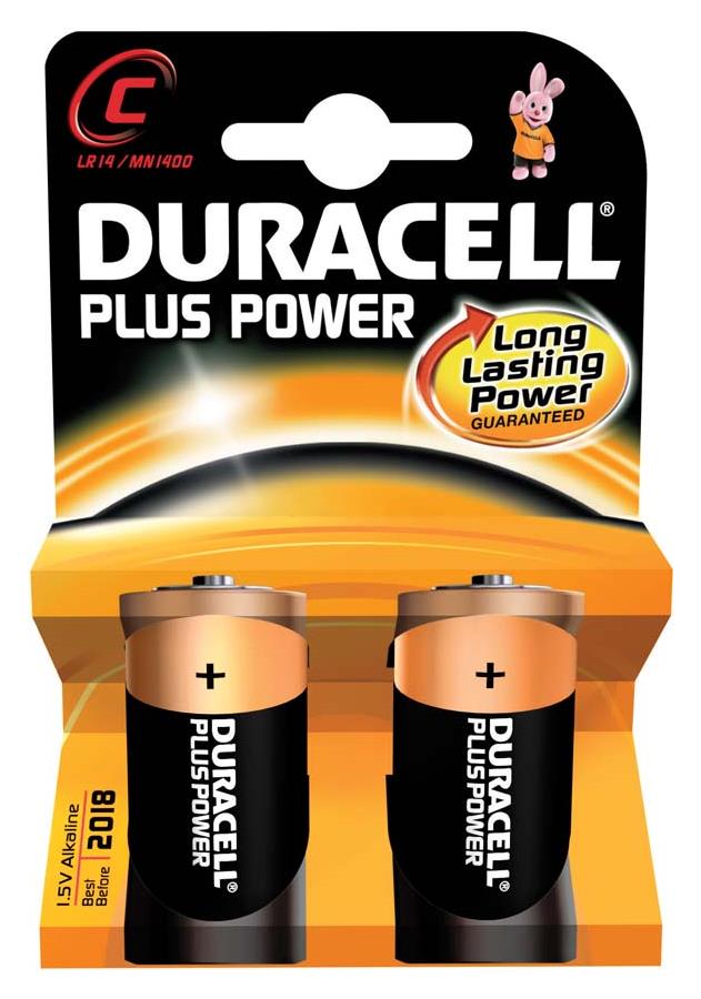 PETEX Zubehoer Batterien Duracell Plus Power C