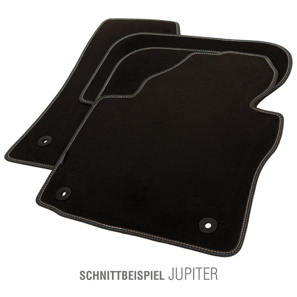PETEX Passform-Autoteppich Qualtät Jupiter blau/silber