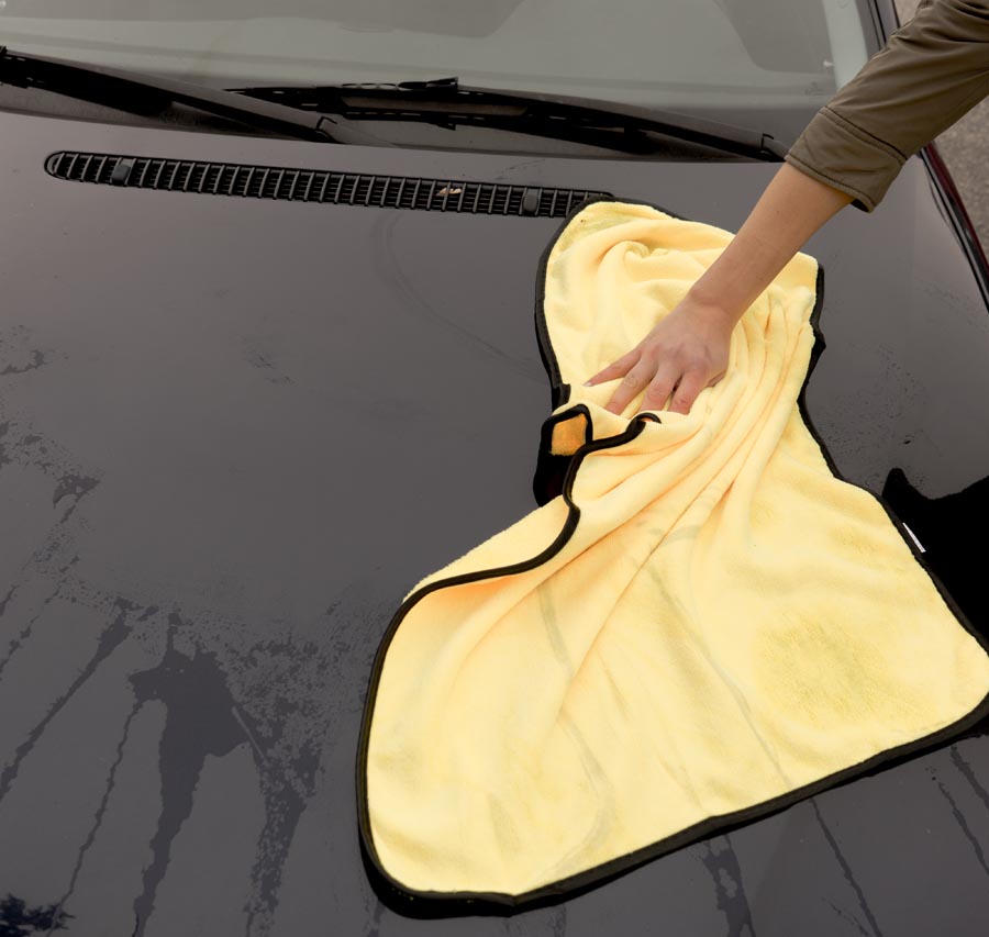 PETEX Autopflege Trockentuecher Supreme Mikrofaser Trockentuch gelb