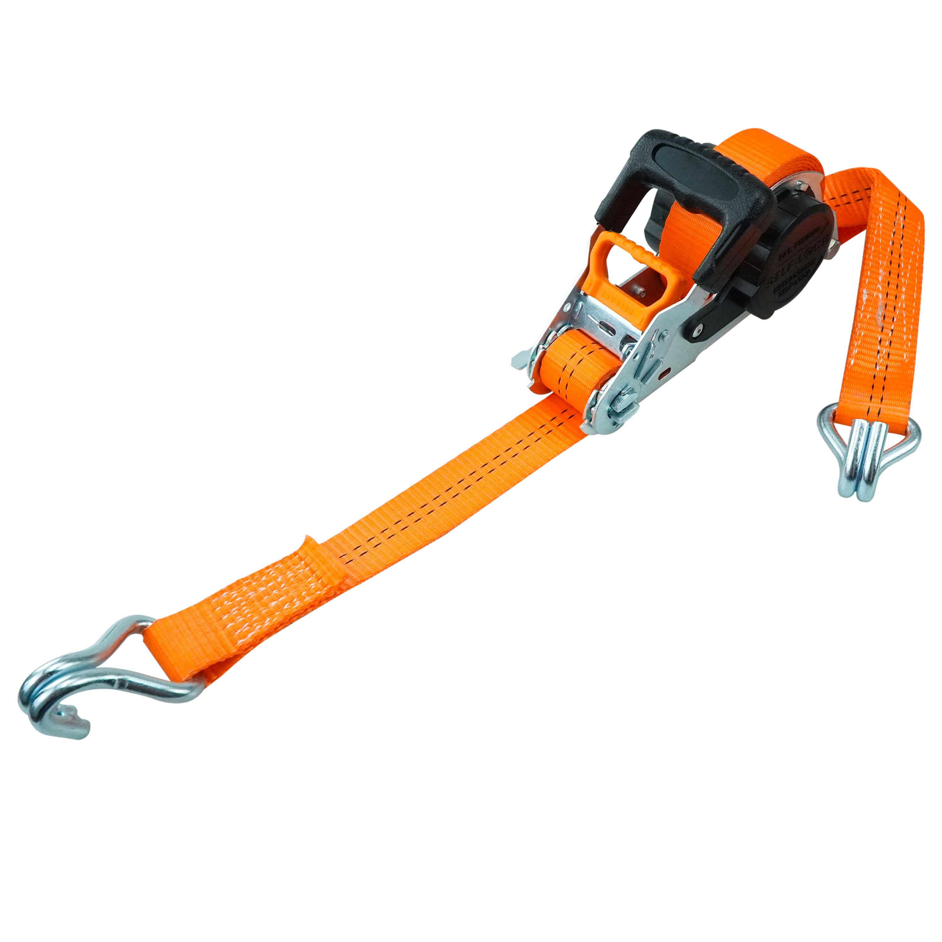 PETEX Automatik-Ratschenspanngurt mit Doppelspitzhaken