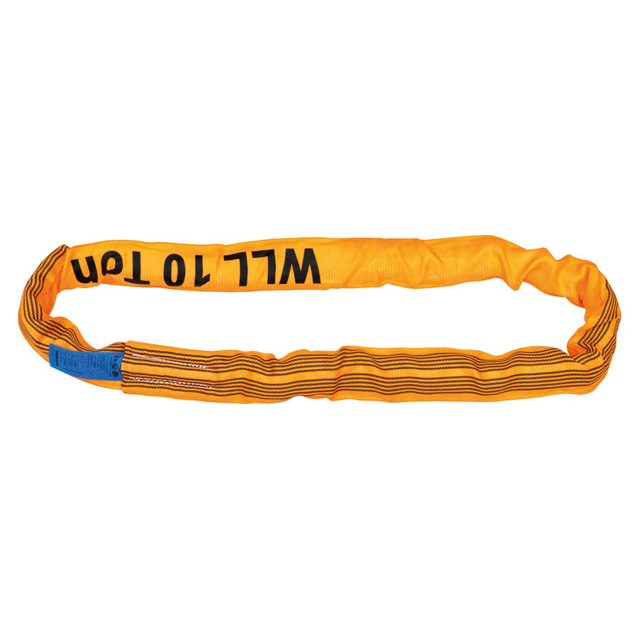 PETEX Rundschlinge WLL 10000 kg Laenge 2 m Umfang 4 m orange