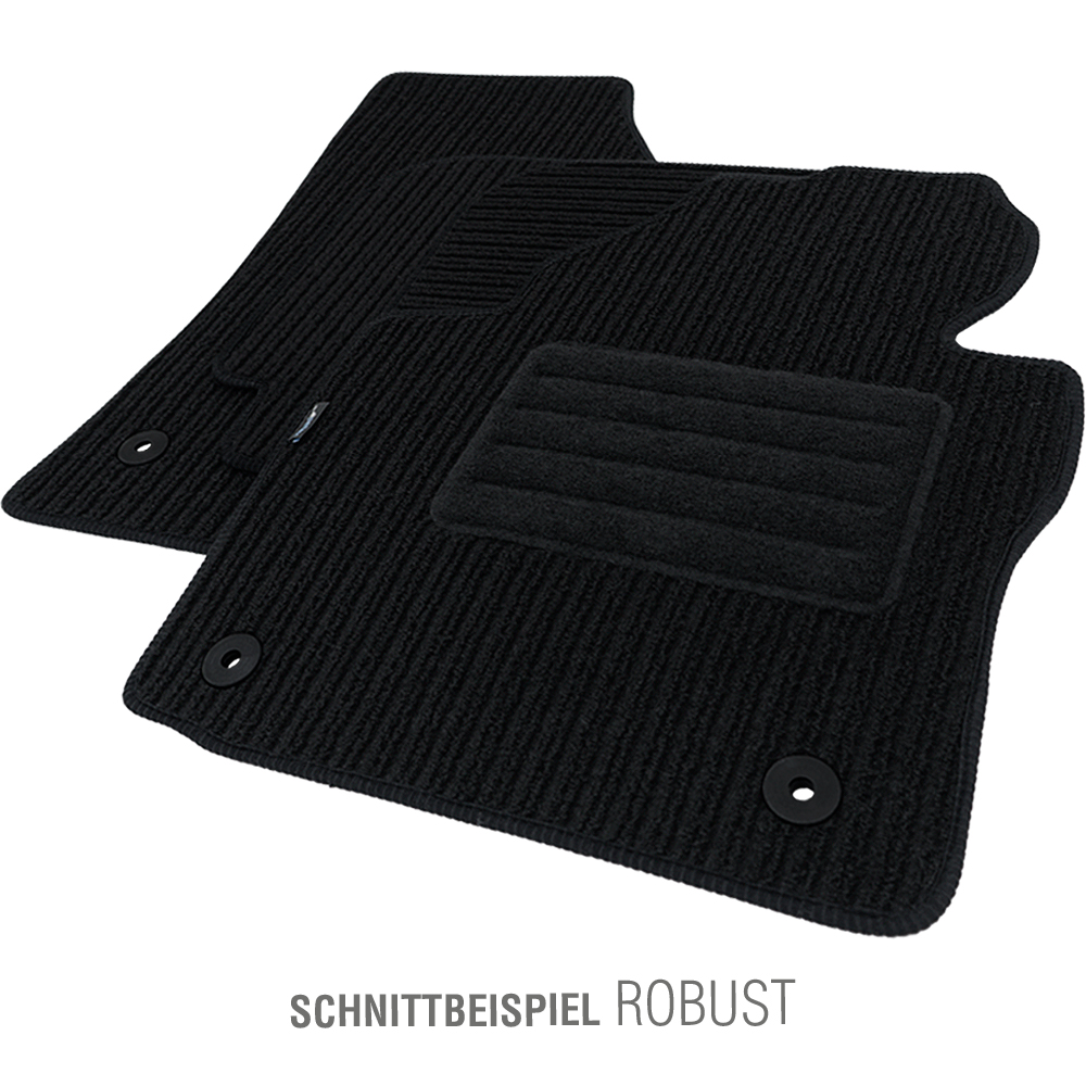 PETEX Passform-Autoteppich Qualtät Robust schwarz